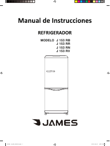 Manual de uso James J 153 RN Frigorífico combinado