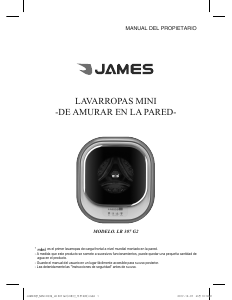 Manual de uso James LR 307 G2 Lavadora