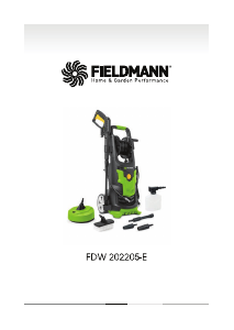 Instrukcja Fieldmann FDW 202205 Myjka ciśnieniowa