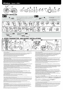 Käyttöohje Echowell Ui-25 Pyöräilytietokone