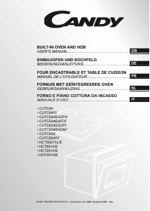 Manual Candy CUTCE64EXFDF Hob