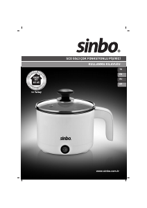 Kullanım kılavuzu Sinbo SCO 5043 Çok fonksiyonlu pişirici