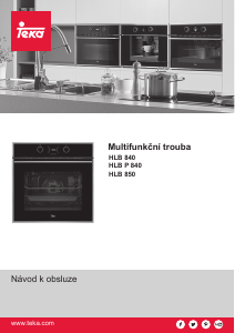 Manuál Teka HLB P 840 Trouba