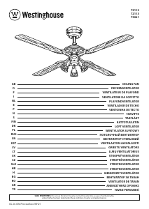 Bedienungsanleitung Westinghouse 7306140 Deckenventilator