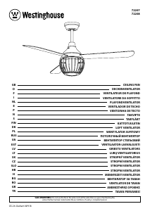 Handleiding Westinghouse 7220840 Plafondventilator