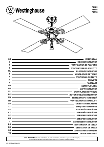 Mode d’emploi Westinghouse 7211840 Ventilateur de plafond