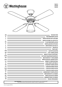 Kasutusjuhend Westinghouse 7870840 Laeventilaator