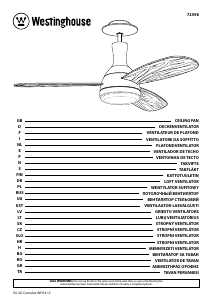 Bruksanvisning Westinghouse 7259840 Takfläkt