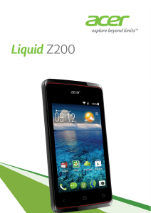 Instrukcja Acer Liquid Z200 Telefon komórkowy