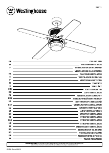 Manuale Westinghouse 7221140 Ventilatore da soffitto