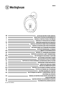 Manuale Westinghouse 6580440 Lampada