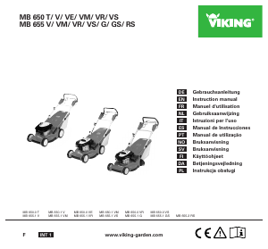 Mode d’emploi Viking MB 650 VS Tondeuse à gazon