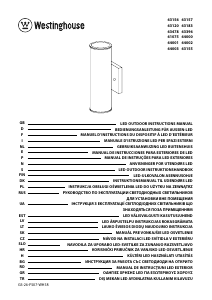 Mode d’emploi Westinghouse 6400340 Lampe