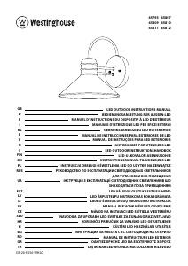 Bruksanvisning Westinghouse 6579340 Lampa