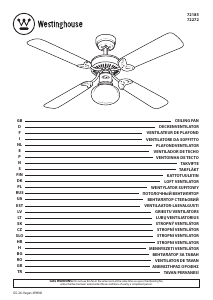 Manuale Westinghouse 7218540 Ventilatore da soffitto