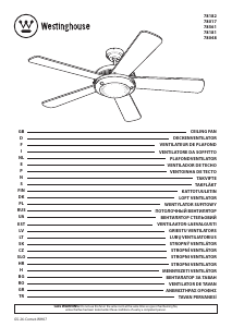 Manuale Westinghouse 7801740 Ventilatore da soffitto