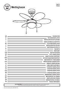 Handleiding Westinghouse 7867340 Plafondventilator