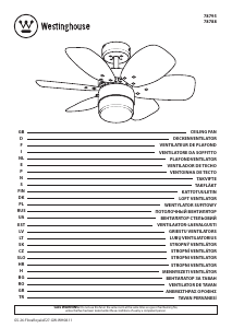 Kasutusjuhend Westinghouse 7878840 Laeventilaator