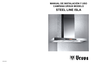 Manual de uso Ursus Trotter Steel Line Isla Campana extractora
