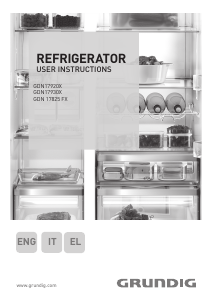 Manual Grundig GDN 17930 X Fridge-Freezer
