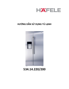 Hướng dẫn sử dụng Häfele 534.14.220 Tủ đông lạnh
