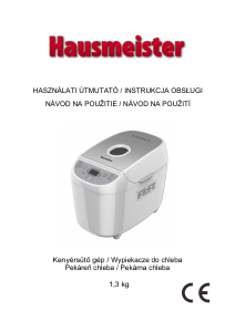Manuál Hausmeister HM 1302 Domácí pekárna