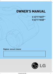 Manual LG V-C7770CEUQ Vacuum Cleaner