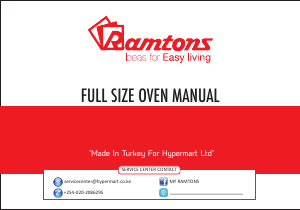 Manual Ramtons RF/315 Range
