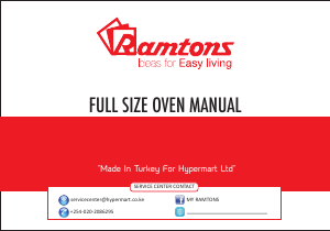 Handleiding Ramtons RF/403 Fornuis