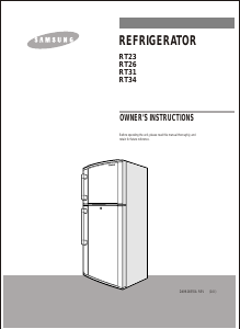 Handleiding Samsung RT301BVMS Koel-vries combinatie