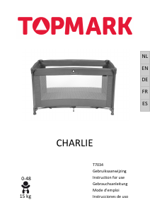 Bedienungsanleitung Topmark Charlie Babybett