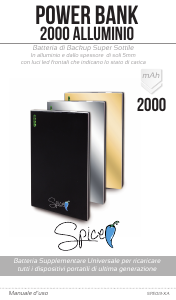 Bruksanvisning Spice PowerBank 2000 Portabel laddare