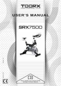 Handleiding Toorx SRX-7500 Hometrainer
