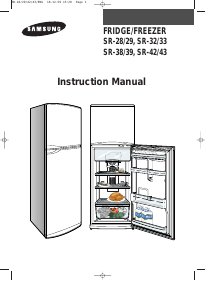 Handleiding Samsung SR-43NXA Koel-vries combinatie