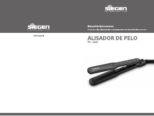 Manual de uso Siegen SG-3540 Plancha de pelo