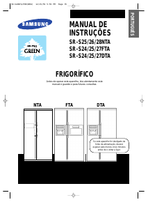 Manual Samsung SR-S27FTAU Frigorífico combinado