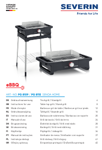 Manual Severin PG 8109 Barbecue