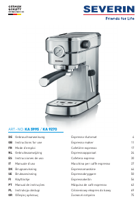 Manual Severin KA 5995 Espresso Machine