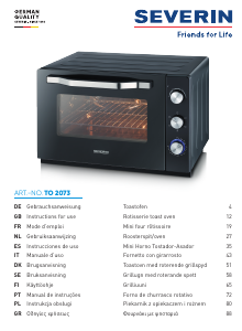 Manual Severin TO 2073 Oven