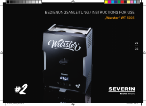 Bedienungsanleitung Severin WT 5005 Wurster Wurstgrill