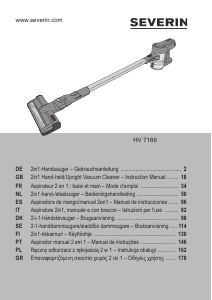 Manual de uso Severin HV 7166 Aspirador