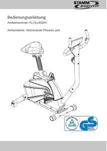Bedienungsanleitung Stamm FL73558QDV Phoenix.300 Heimtrainer