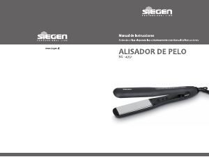 Manual de uso Siegen SG-4751 Plancha de pelo