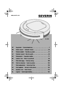 Manual de uso Severin RB 7024 Aspirador