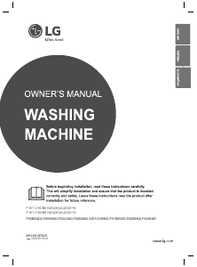 Manual LG WD10396ND Washing Machine