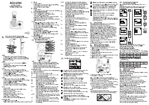 Handleiding Alcatel XL785 Voice Trio Draadloze telefoon