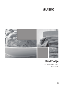 Käyttöohje Asko DC7191V Kuivausrumpu
