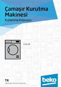 Kullanım kılavuzu BEKO D 90 HP Kurutma makinesi