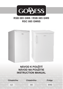 Manual Goddess RSC 085 GW8S Refrigerator