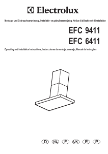 Manual Electrolux EFC6411 Cooker Hood